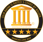 Bank Earns BauerFinancial 5-Star Rating For 69th Consecutive Quarter